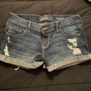 Hollister jean shorts